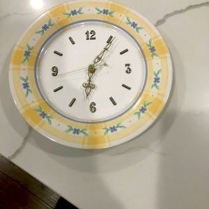 Pfaltzgraff Summerbreeze clock